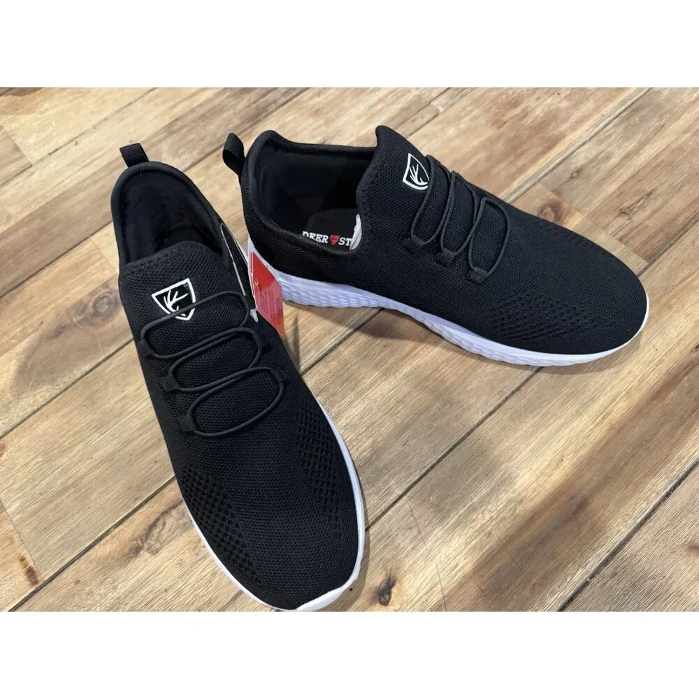 Deer Stags Shoes Boys Size 7 Beckham Jr Slip On Lightweight Knit Youth NEW